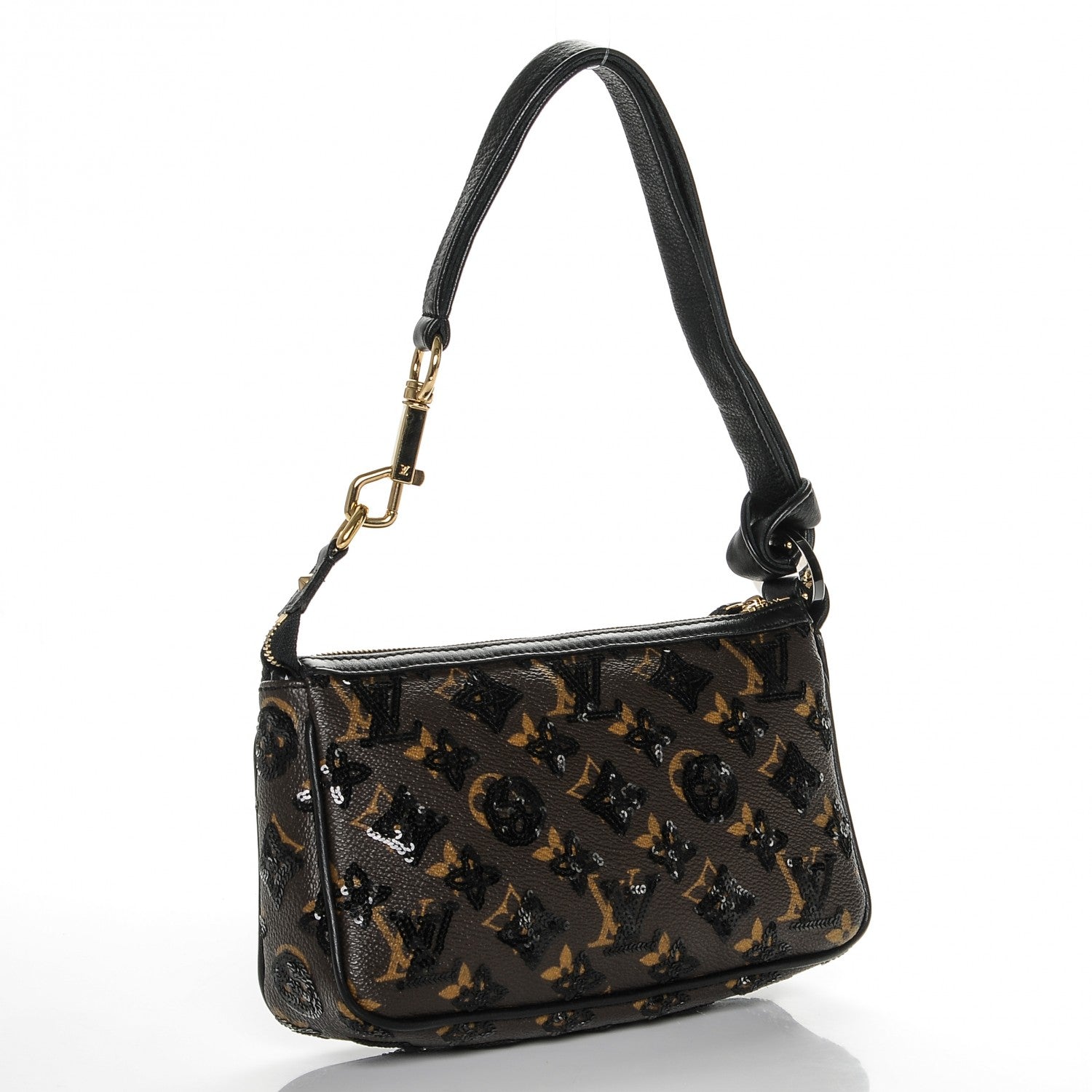 Louis Vuitton Monogram Sequins Eclipse Pochette Noir 3 of 6