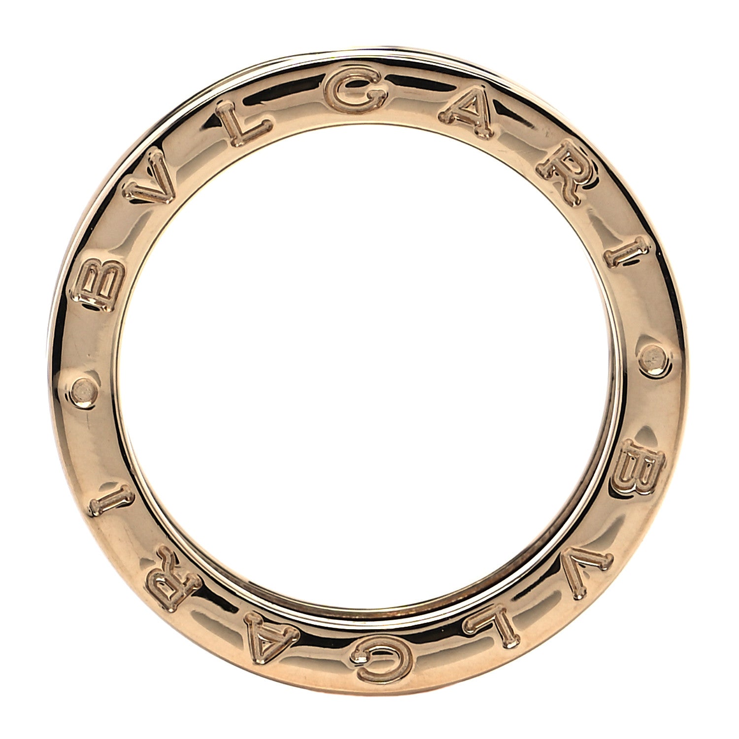 Bulgari 18K Yellow Gold B.Zero1 Three-Band Ring 53 6.25 9 of 10