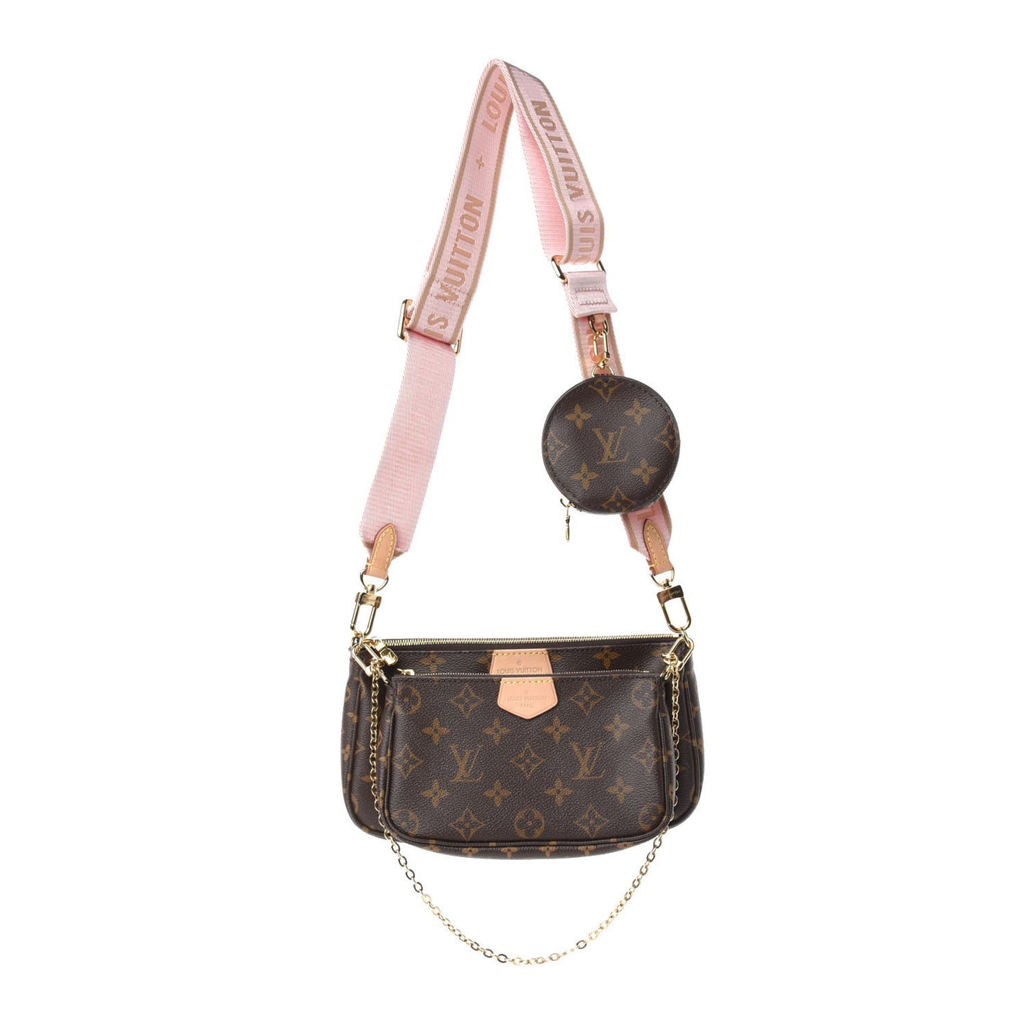 Monogram Multi Pochette Accessories Rose Clair