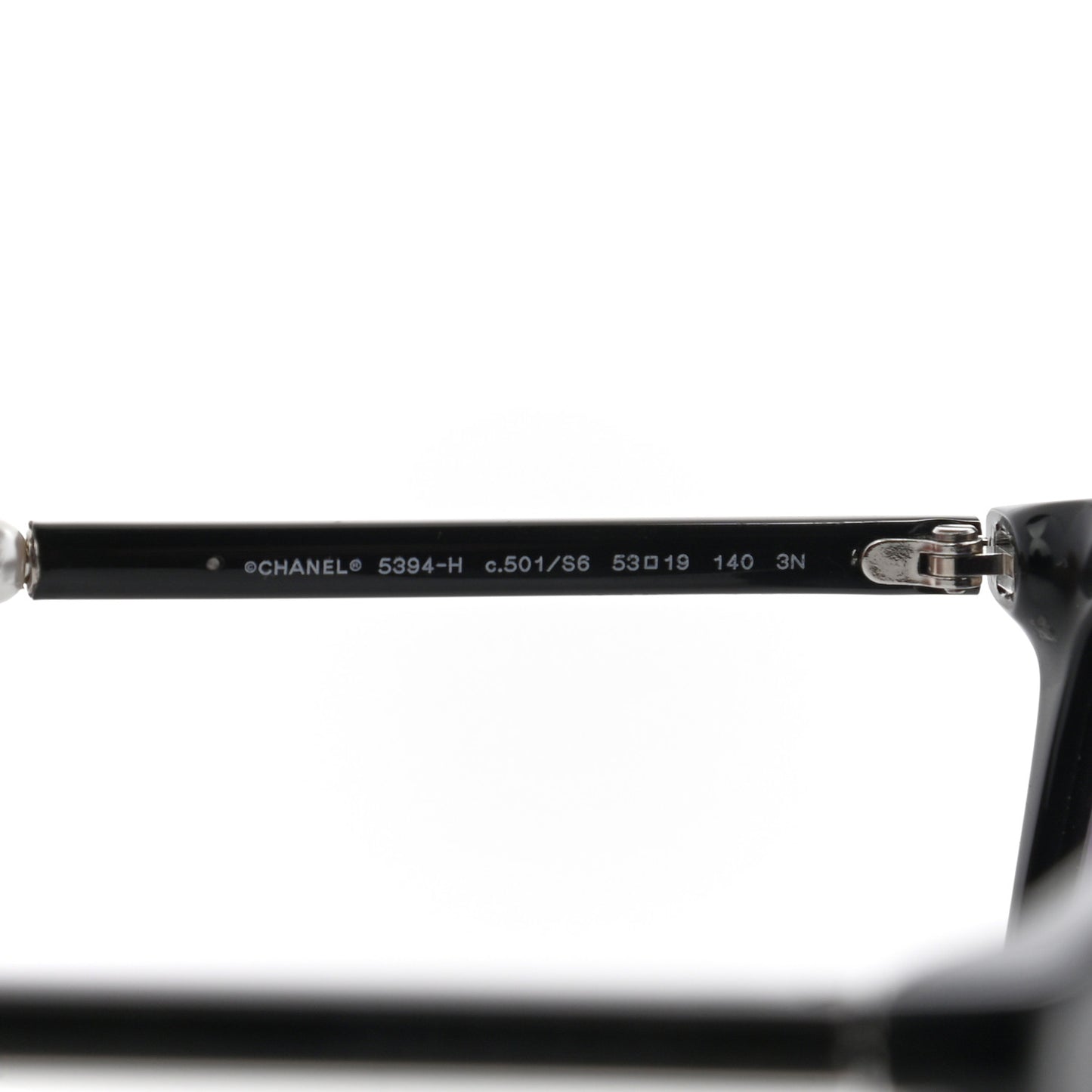 Acetate Butterfly Pearl Sunglasses 5394 Black