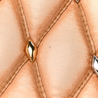 Louis Vuitton Lambskin Studded Malletage GO-14 PM Tan 14 of 14