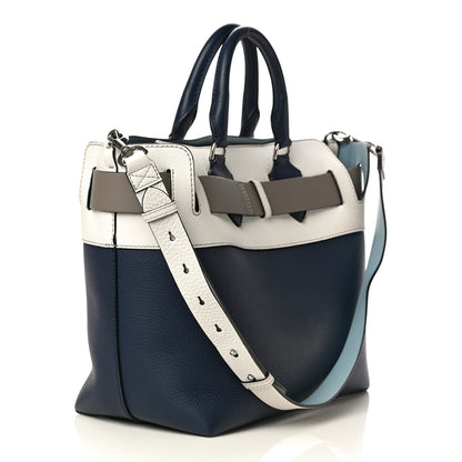 Burberry Soft Grain Calfskin Medium Belt Bag Regency Blue 2 of 14