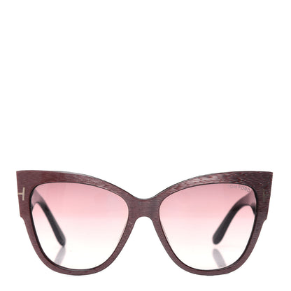 Tom Ford Acetate Anoushka Cat Eye Sunglasses TF371 Brown 2 of 8