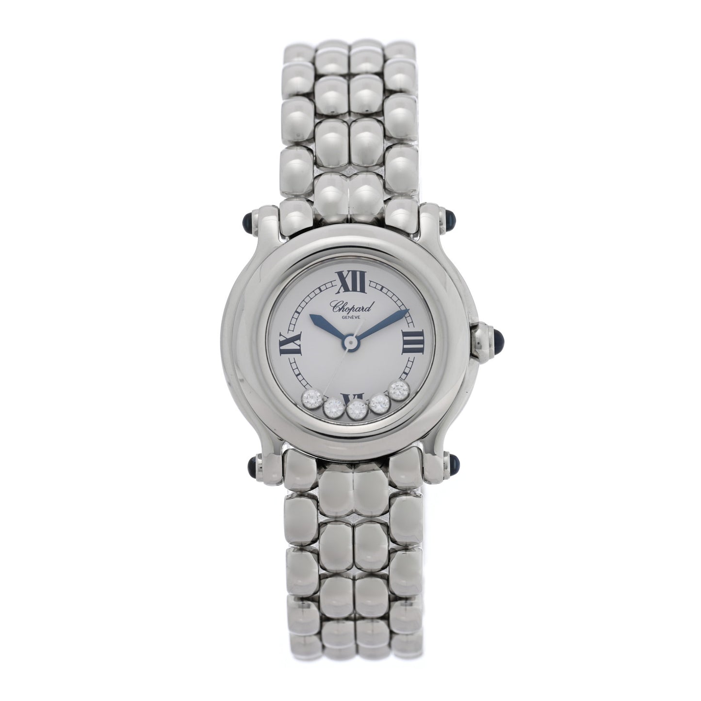 Stainless Steel 5 Diamond 26mm Happy Sport Quartz Watch