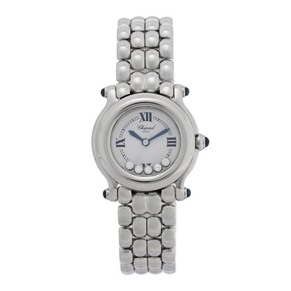 Chopard Stainless Steel 5 Diamond 26mm Happy Sport Quartz Watch 1 of 4