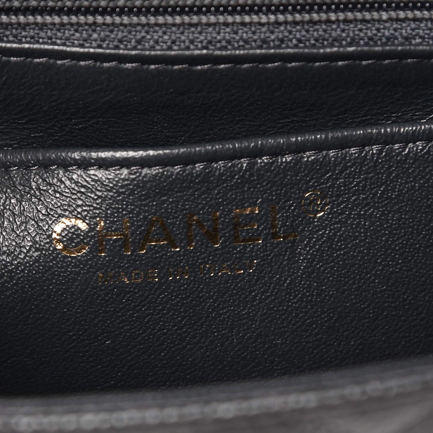 Chanel Caviar Quilted Mini Square Flap Dark Grey 6 of 8