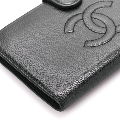 Chanel Caviar Timeless CC Zipped Pocket Wallet Black 13 of 14