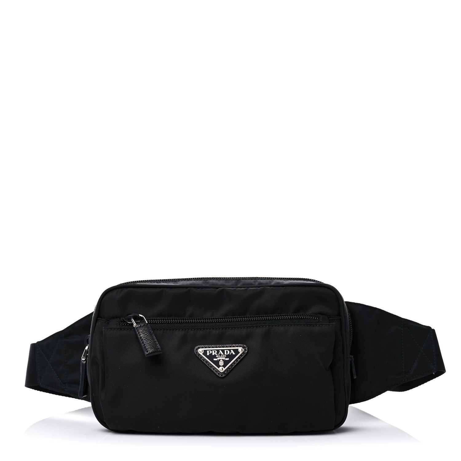 Prada Tessuto Nylon Belt Bag Black 1 of 10