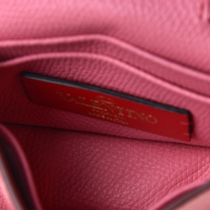 Valentino Garavani Grainy Calfskin Mini VSling Shoulder Bag Flamingo Pink 7 of 9