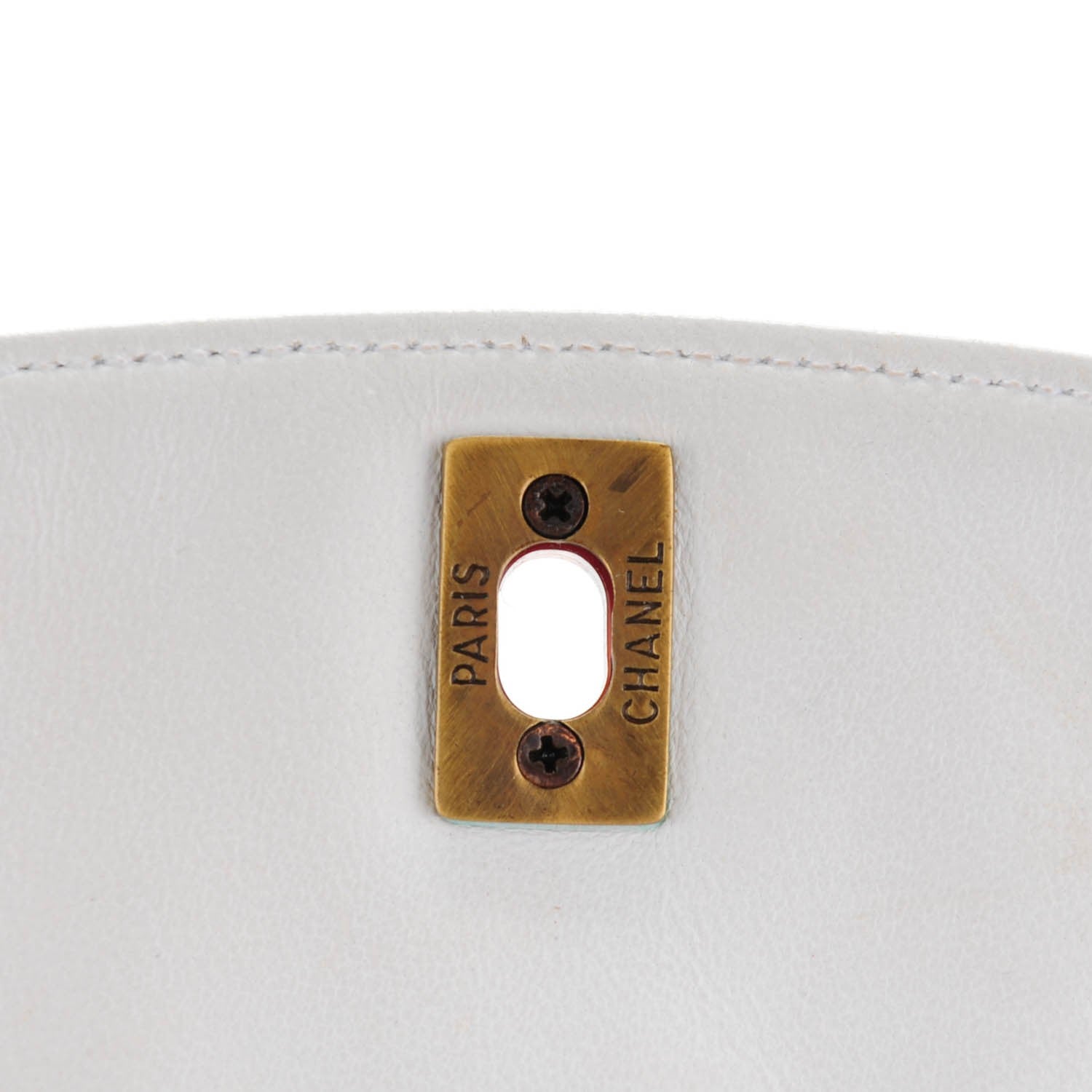 Chanel Lambskin Bekko Resin Mini Single Flap White 6 of 10