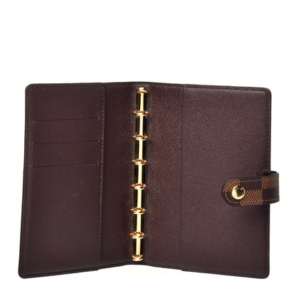 Louis Vuitton Damier Ebene Small Ring Agenda Cover 5 of 7