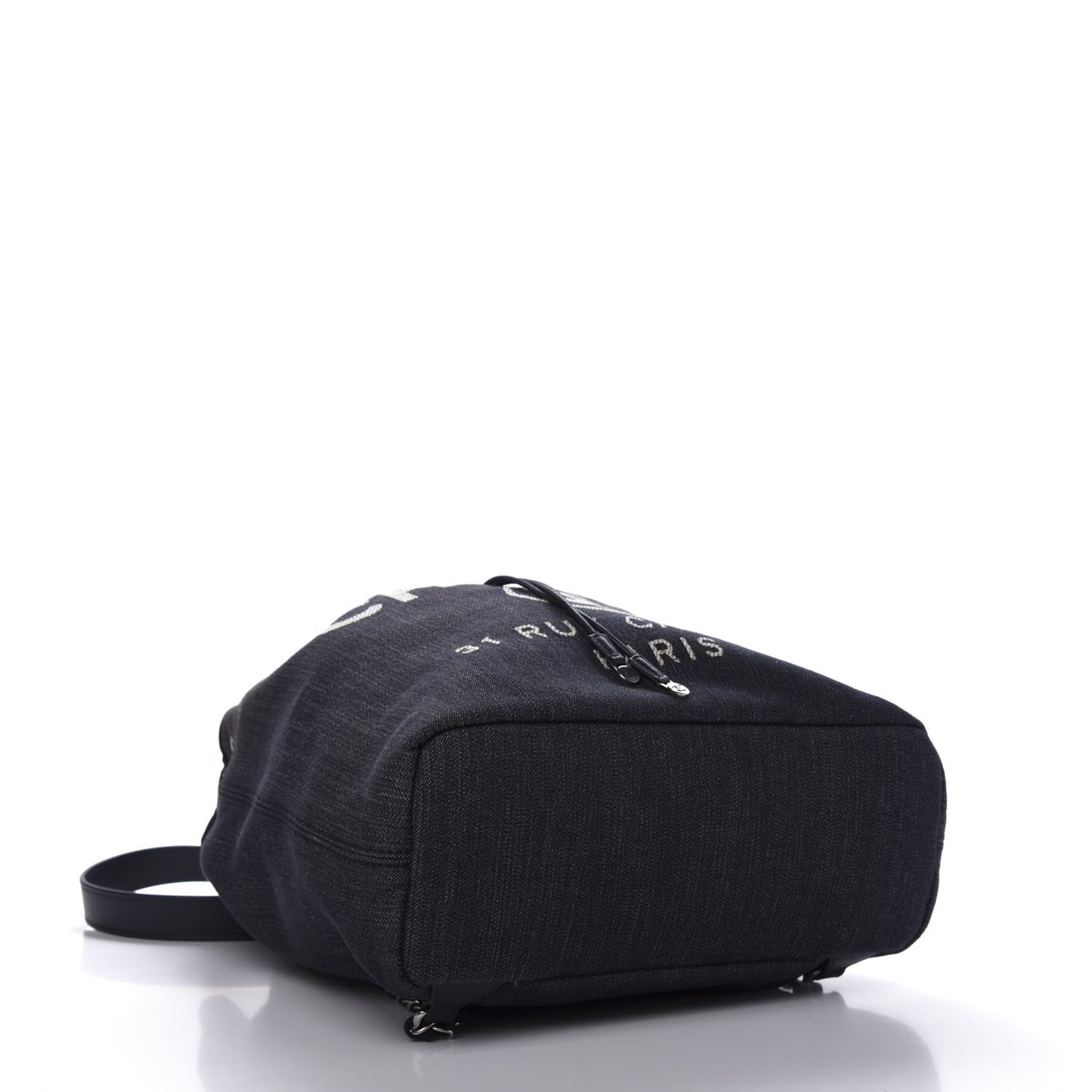 Denim Large Deauville Backpack Dark Blue