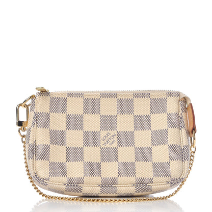 Louis Vuitton Damier Azur Mini Pochette Accessories 1 of 7