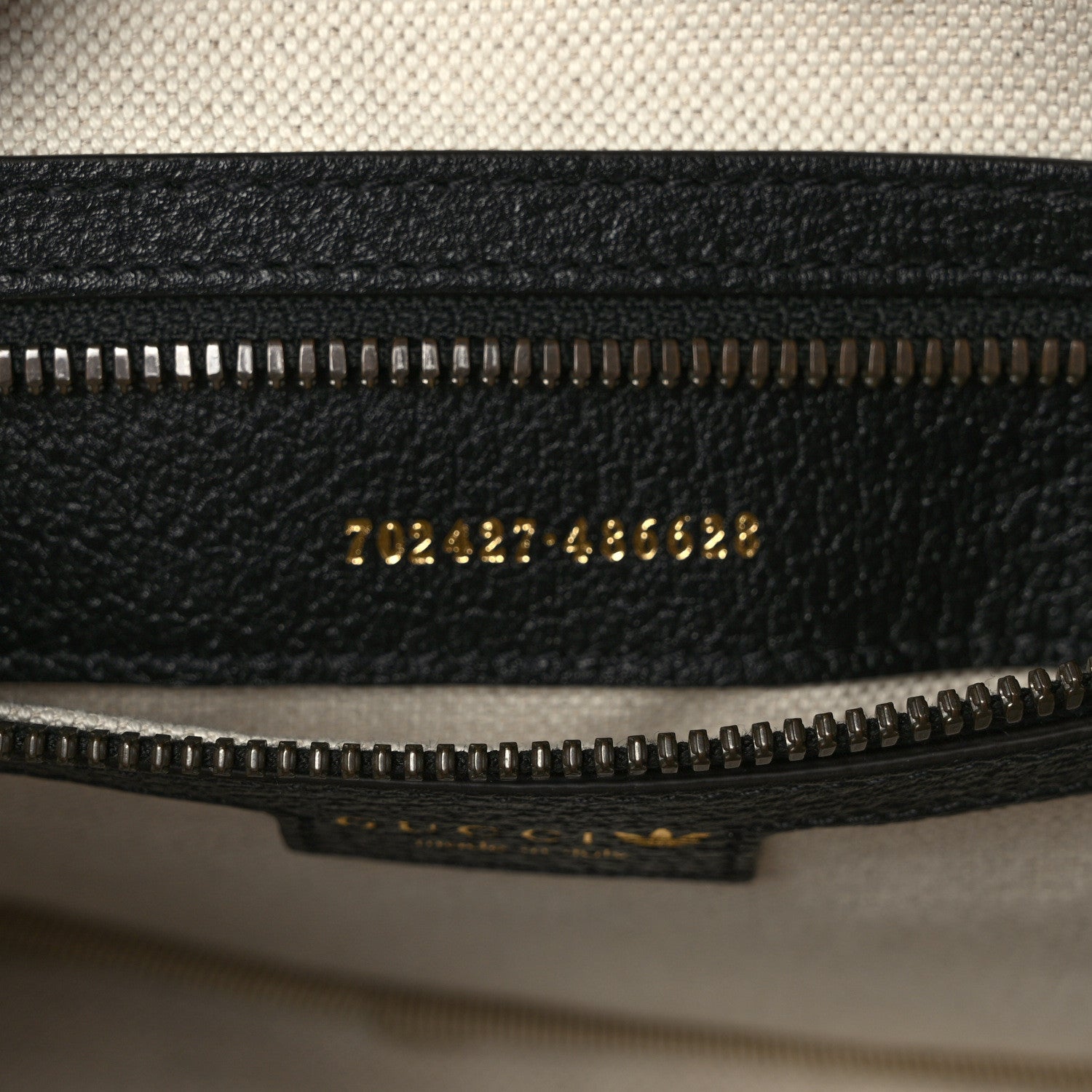Gucci X ADIDAS Crystal Vintage Monogram Textured Dollar Calfskin Web Trefoil Logo Small Messenger Bag Bright Splash Off White Black 7 of 9