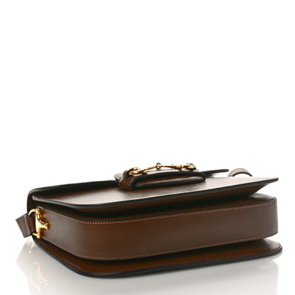 Gucci Azalea Calfskin Horsebit 1955 Shoulder Bag Brown Sugar 4 of 9