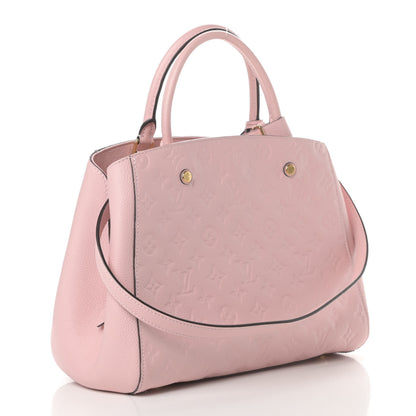 Louis Vuitton Empreinte Montaigne MM Rose Ballerine 3 of 12