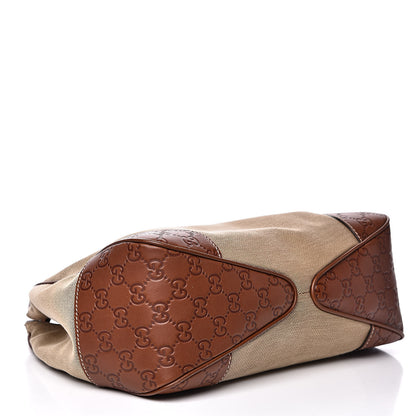 Gucci Canvas Guccissima Hobo Brown 4 of 13