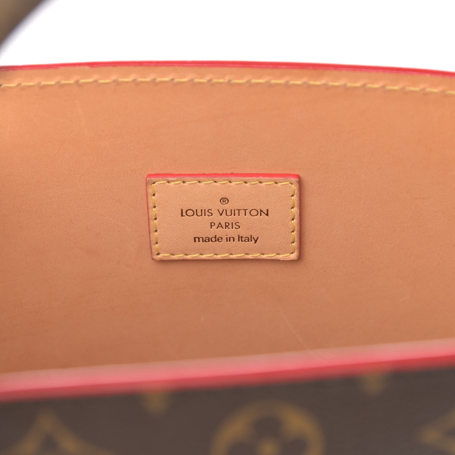Louis Vuitton Monogram Calf Hair Spikes Iconoclasts Christian Louboutin Tote Red 6 of 22
