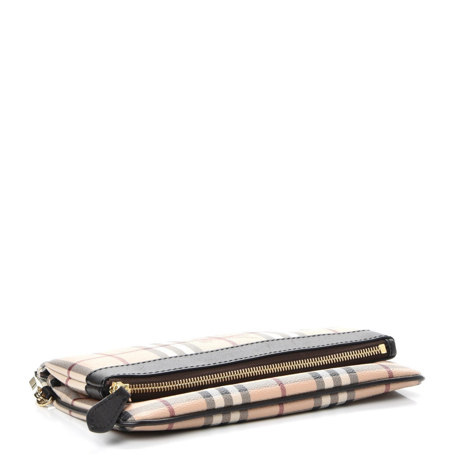 Burberry Haymarket Check Adeline Foldover Clutch Brown 4 of 7