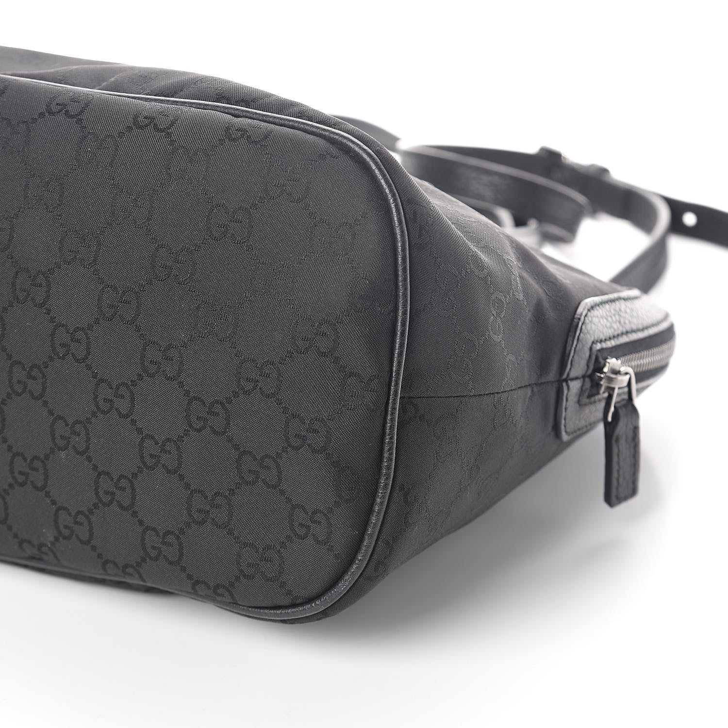 Gucci Monogram Medium Dome Bag Black 9 of 9