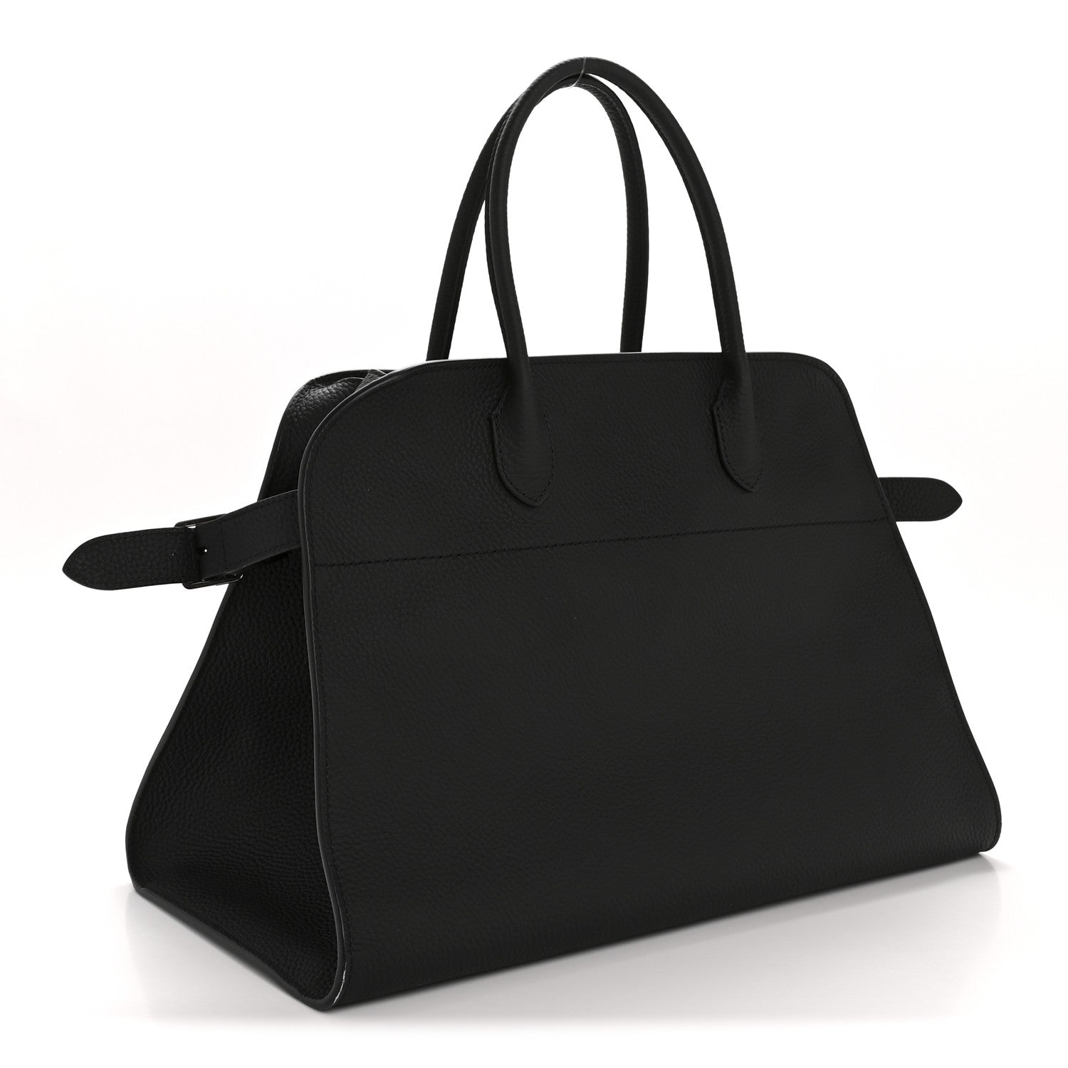 The Row Matte Grained Calfskin Soft Margaux 15 Black 3 of 11