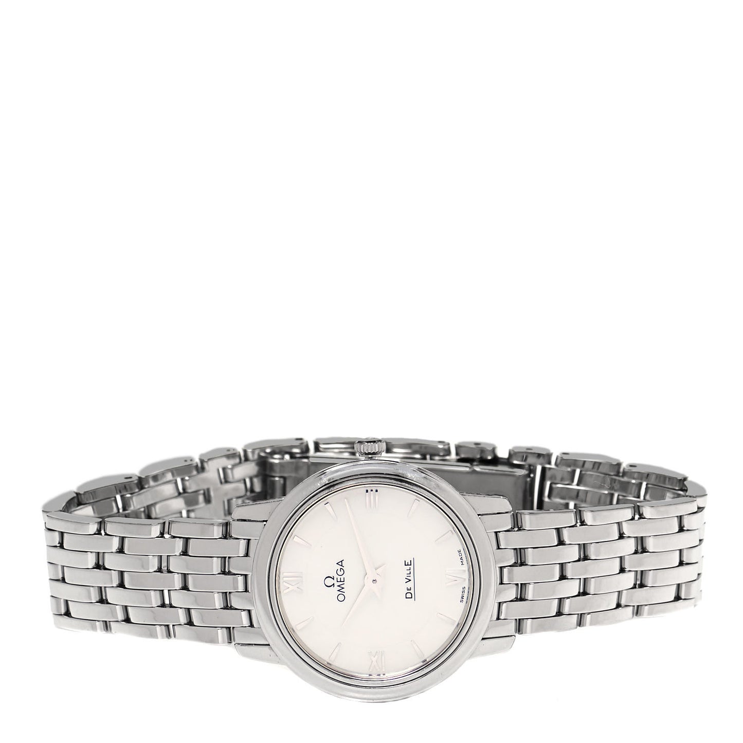 Stainless Steel Mother of Pearl 27mm De Ville Prestige Quartz Watch 424.10.27.60.05.001