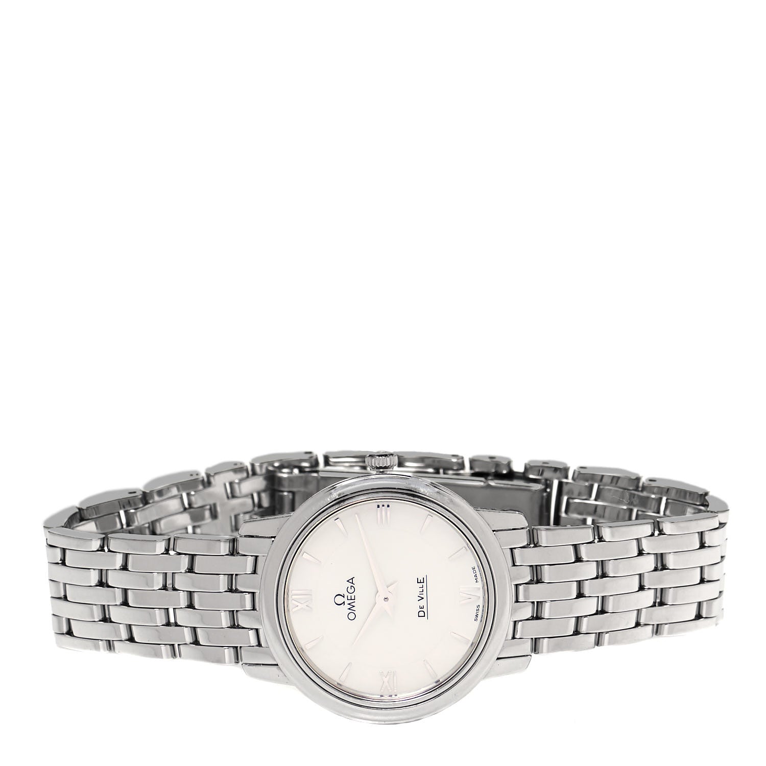 Omega Stainless Steel Mother of Pearl 27mm De Ville Prestige Quartz Watch 424.10.27.60.05.001 2 of 5