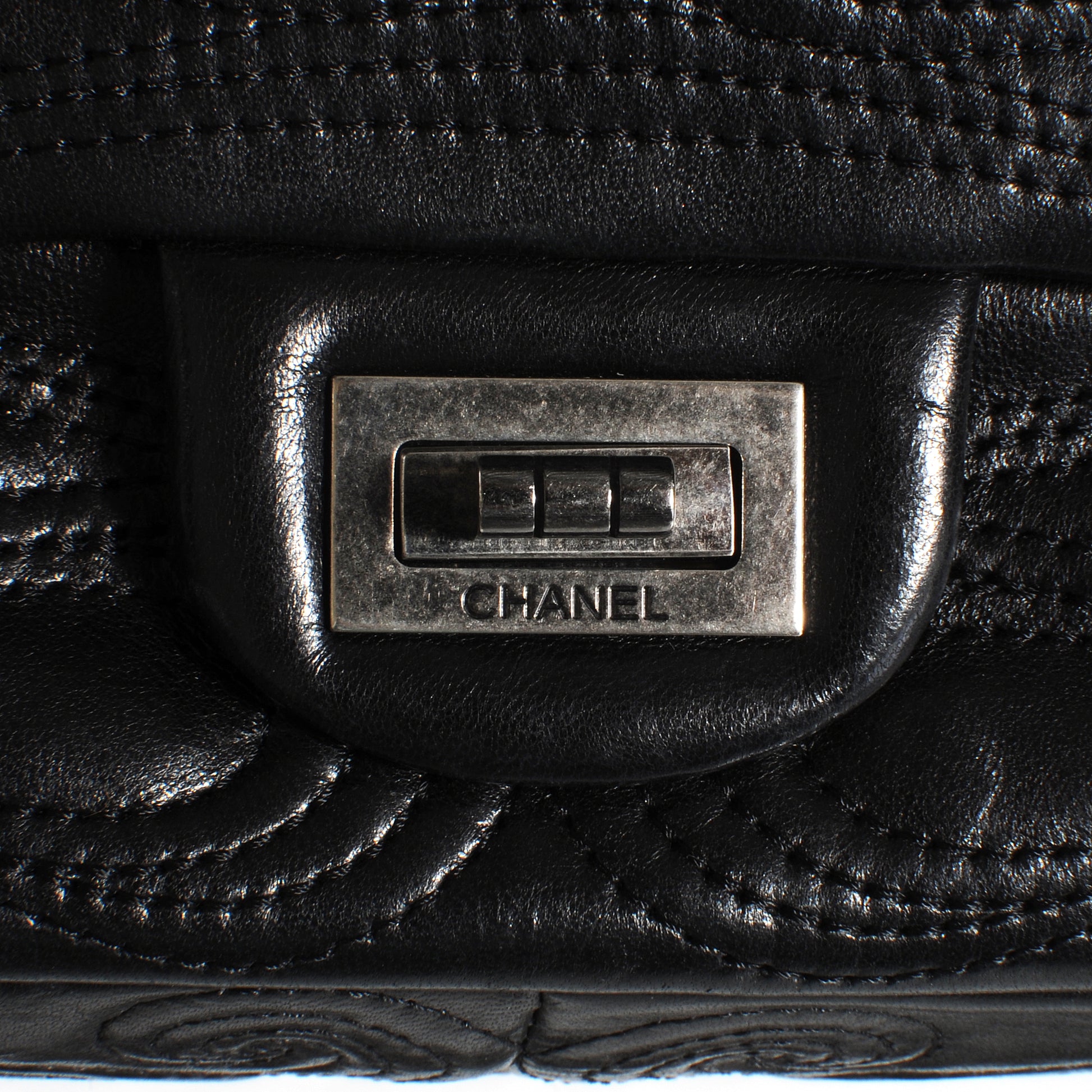 Chanel Lambskin 2.55 Reissue 226 Moscou Flap Black 5 of 9
