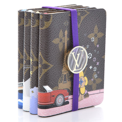 Louis Vuitton Monogram 2019 Christmas Animation Set of 4 Mini Jules Notebooks 5 of 6