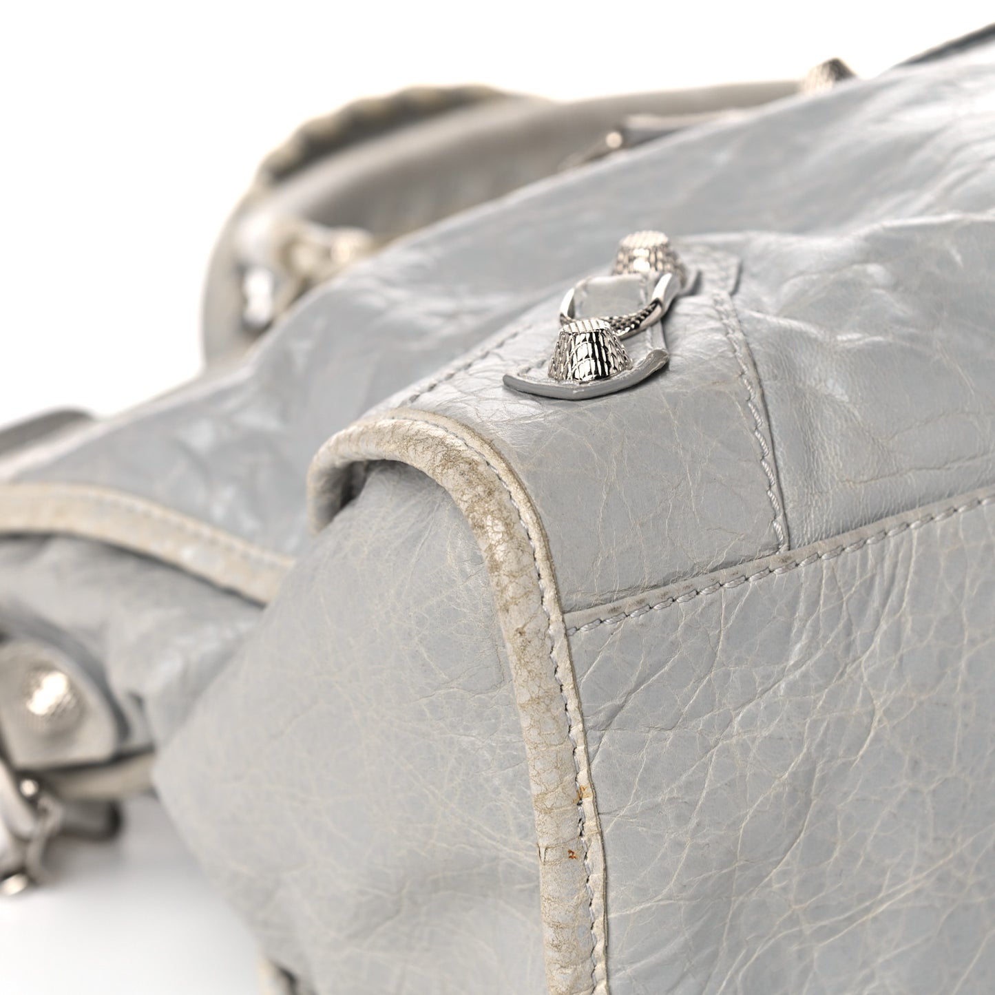 Agneau Giant 12 Silver Hardware City Gris Ciment