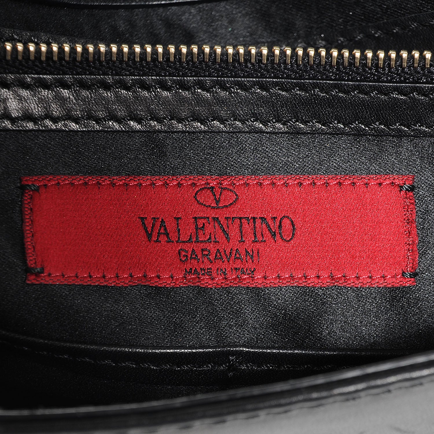 Valentino Garavani Leather Rockstud Top Handle Tote Black 7 of 12