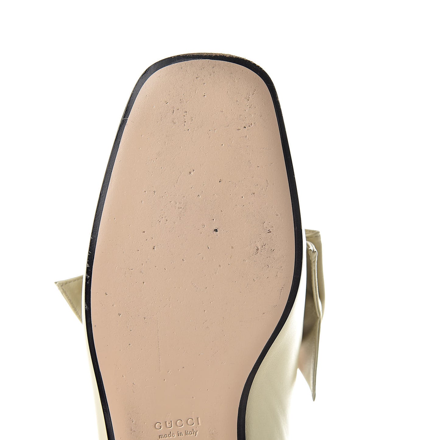 Nappa Pearl Studded Queen Margaret Loafers 36 White