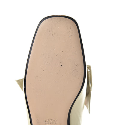 Gucci Nappa Pearl Studded Queen Margaret Loafers 36 White 11 of 13