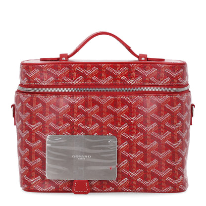 Goyard Goyardine Muse Vanity Case Red 3 of 11