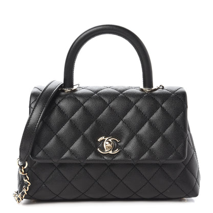 Chanel Caviar Quilted Mini Coco Handle Flap Black 1 of 11