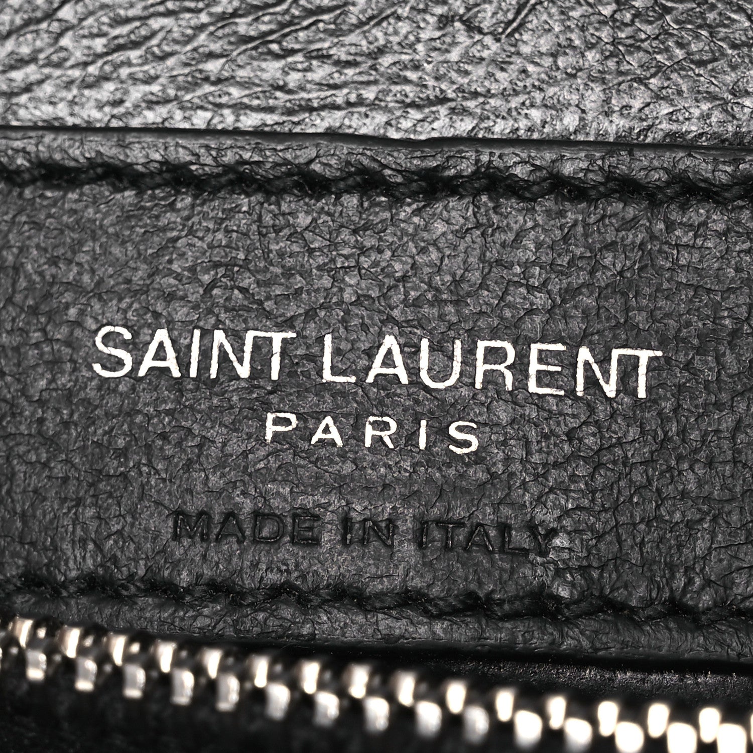 Saint Laurent Calfskin Y Quilted Monogram Small Loulou Chain Satchel Black 10 of 17