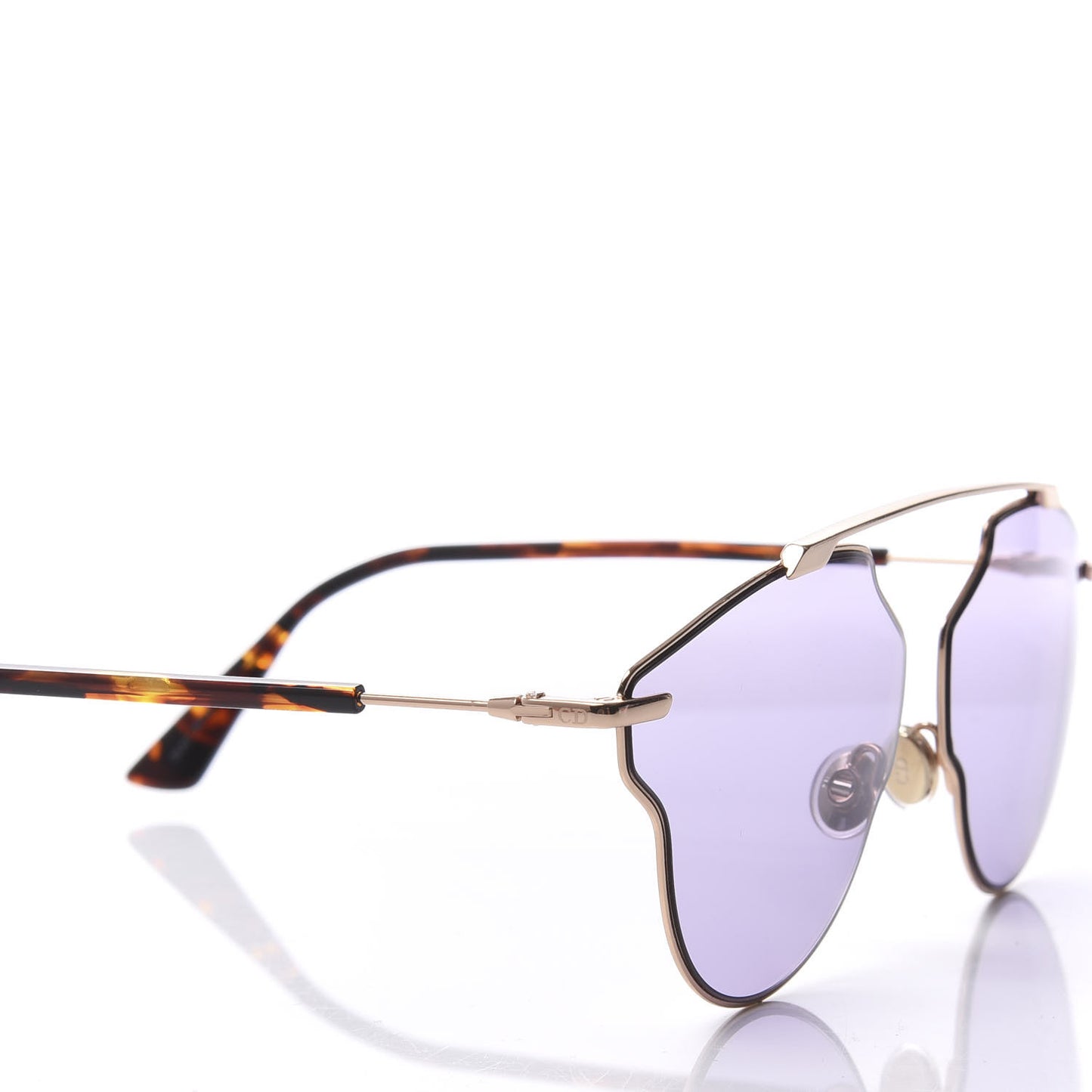 So Real Pop Sunglasses Rose Gold Purple