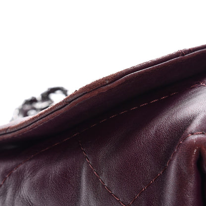 Chanel Lambskin Quilted Large Soft Touch Flap Burgundy 9 of 17