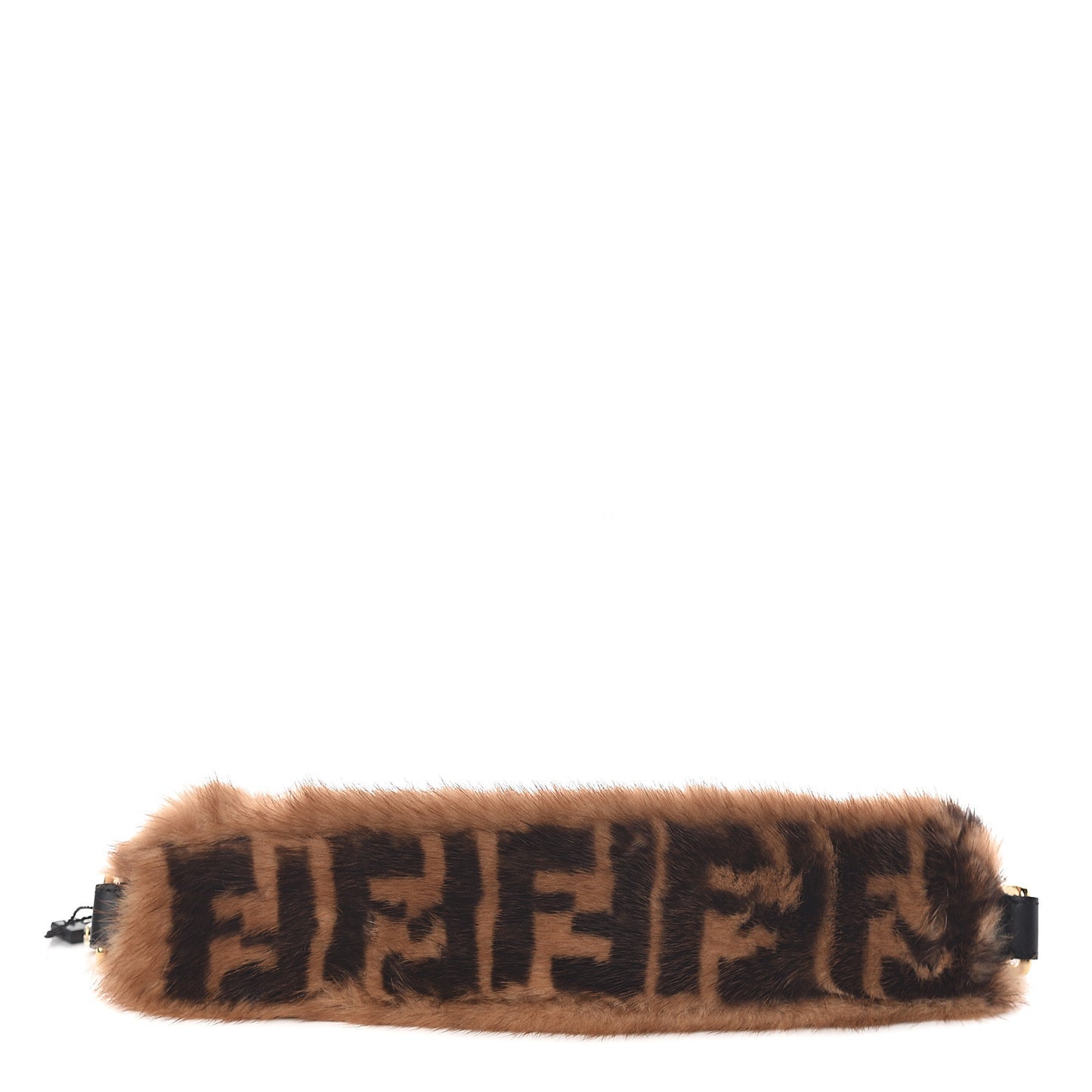 Mink Fur FF 1974 Mini Strap You Scanbrown Black