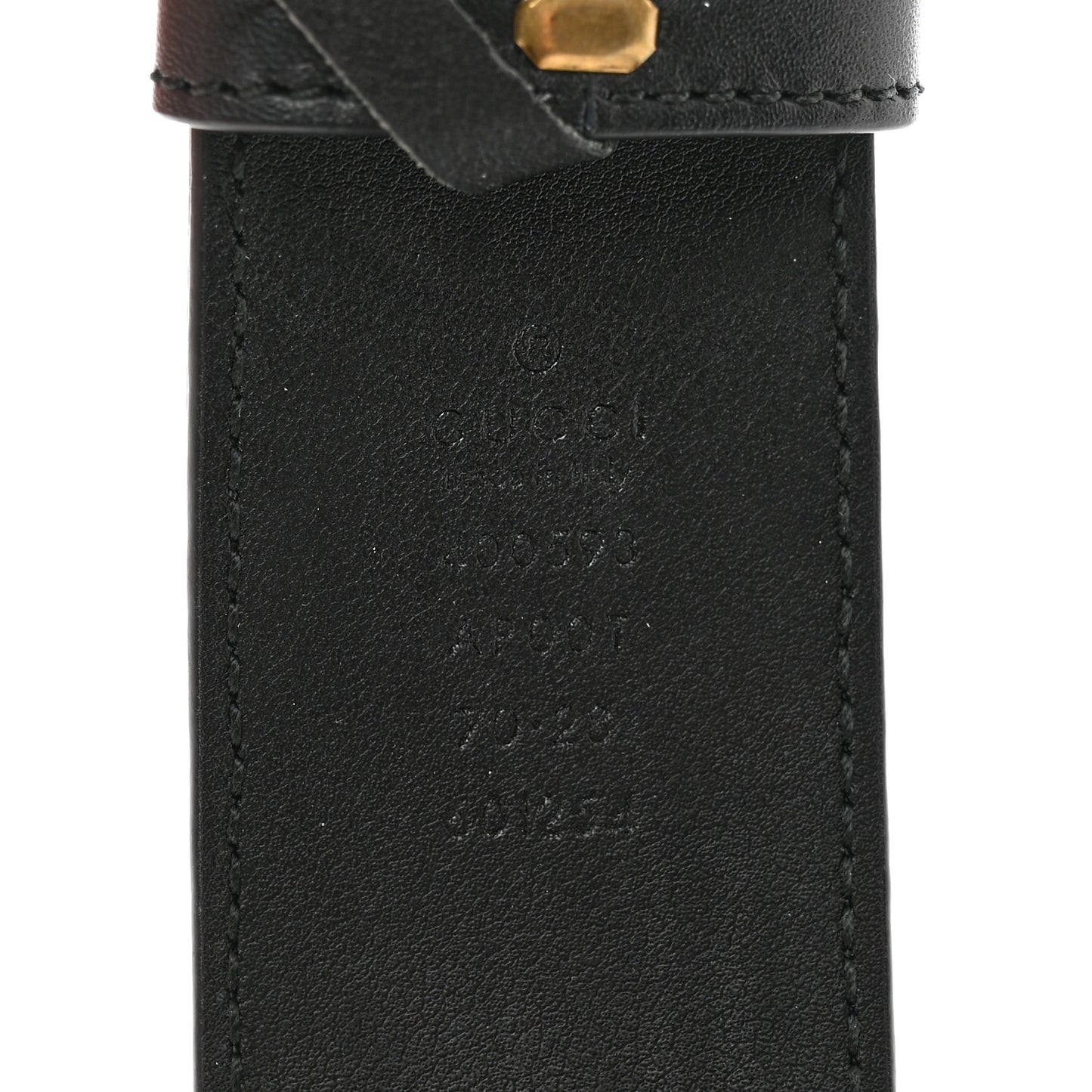 Calfskin Double G 40mm Belt 70 28 Black