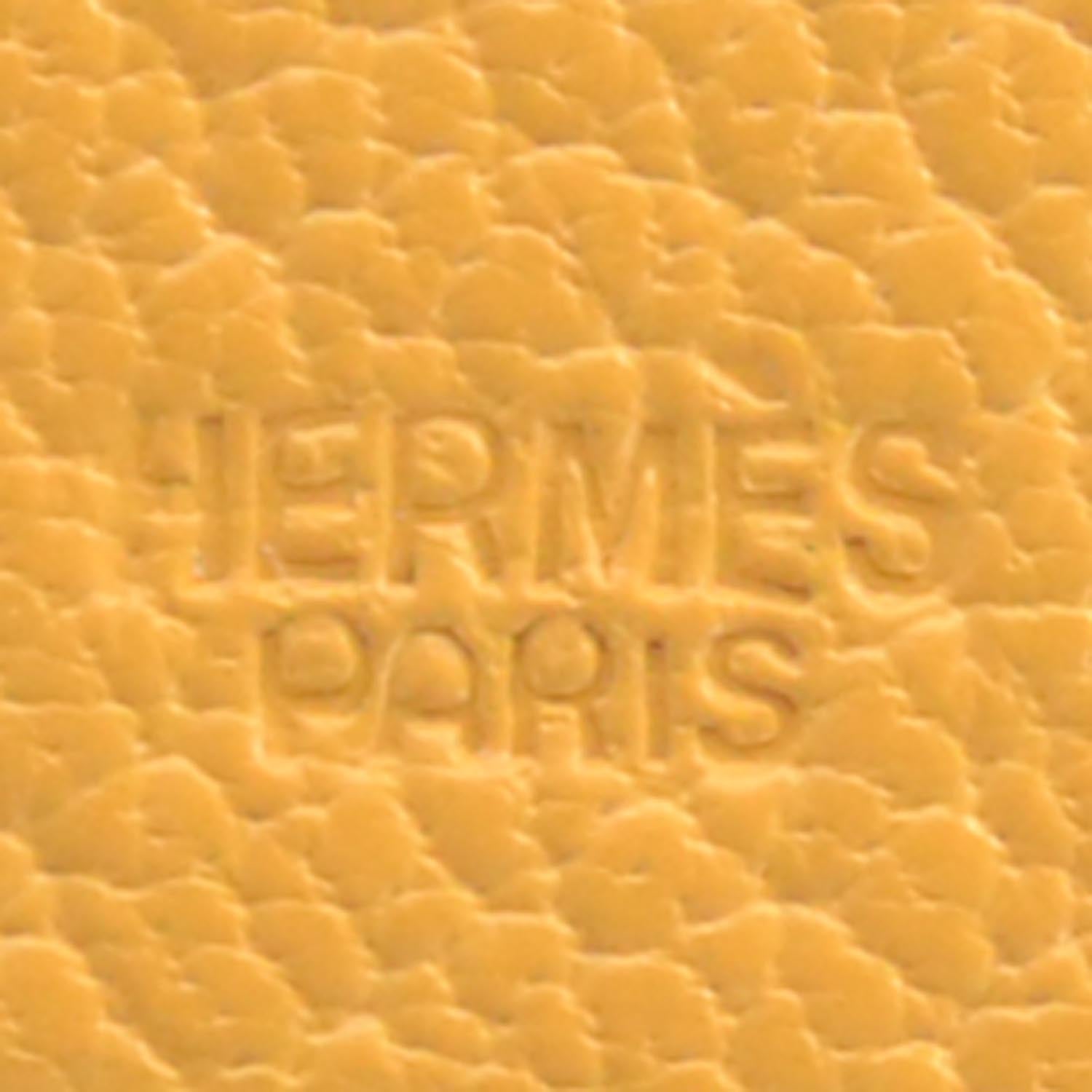 Hermes Chevre Dog Pikabook Bookmark Curry 4 of 4