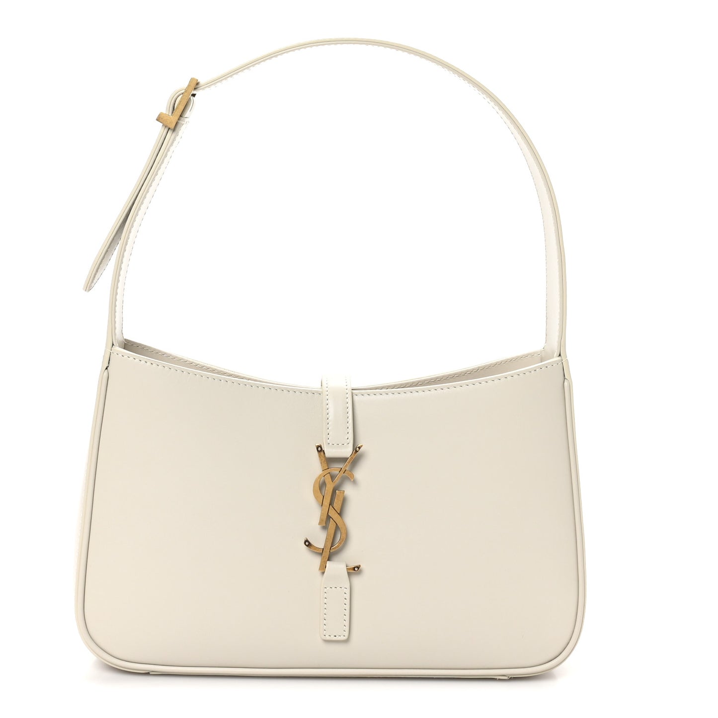 Smooth Calfskin Le 5 A 7 Hobo Blanc Vintage