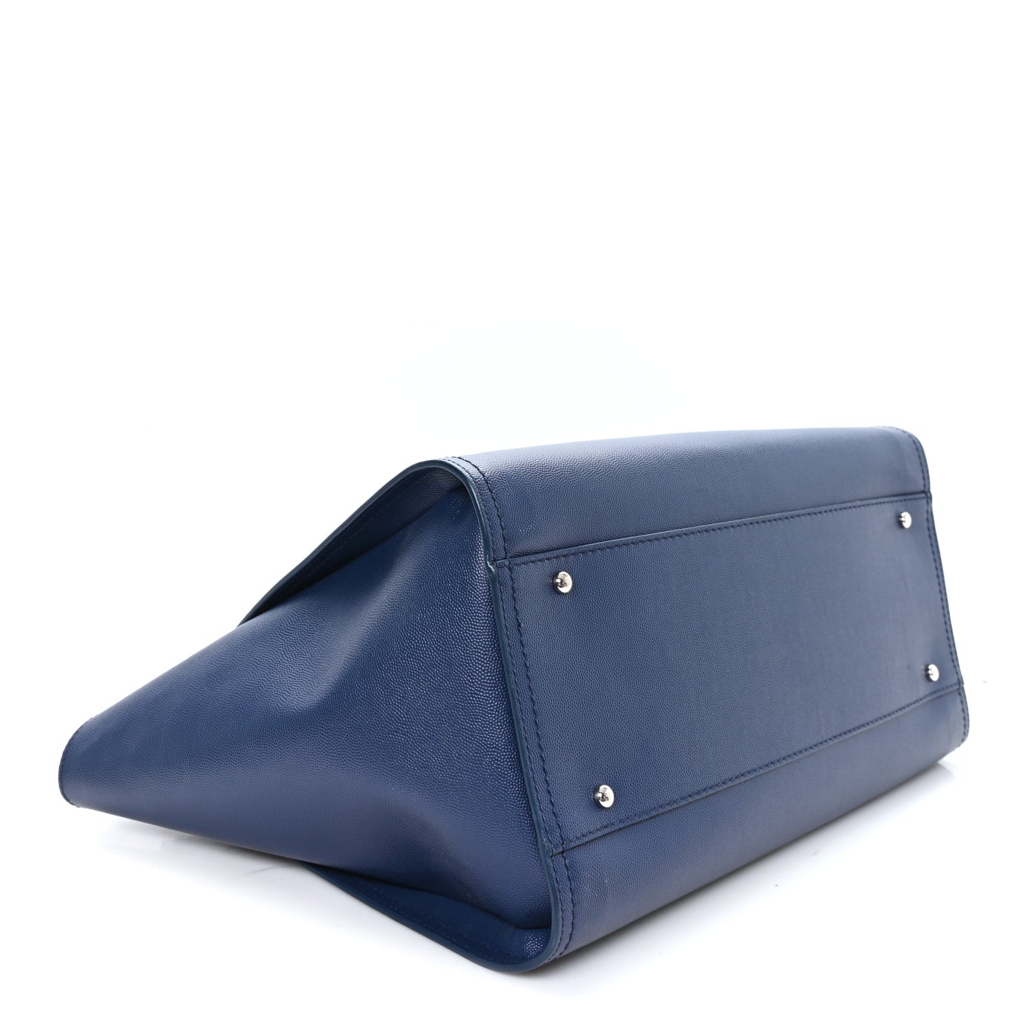 Chanel Caviar Large Studded Deauville Tote Navy 4 of 14