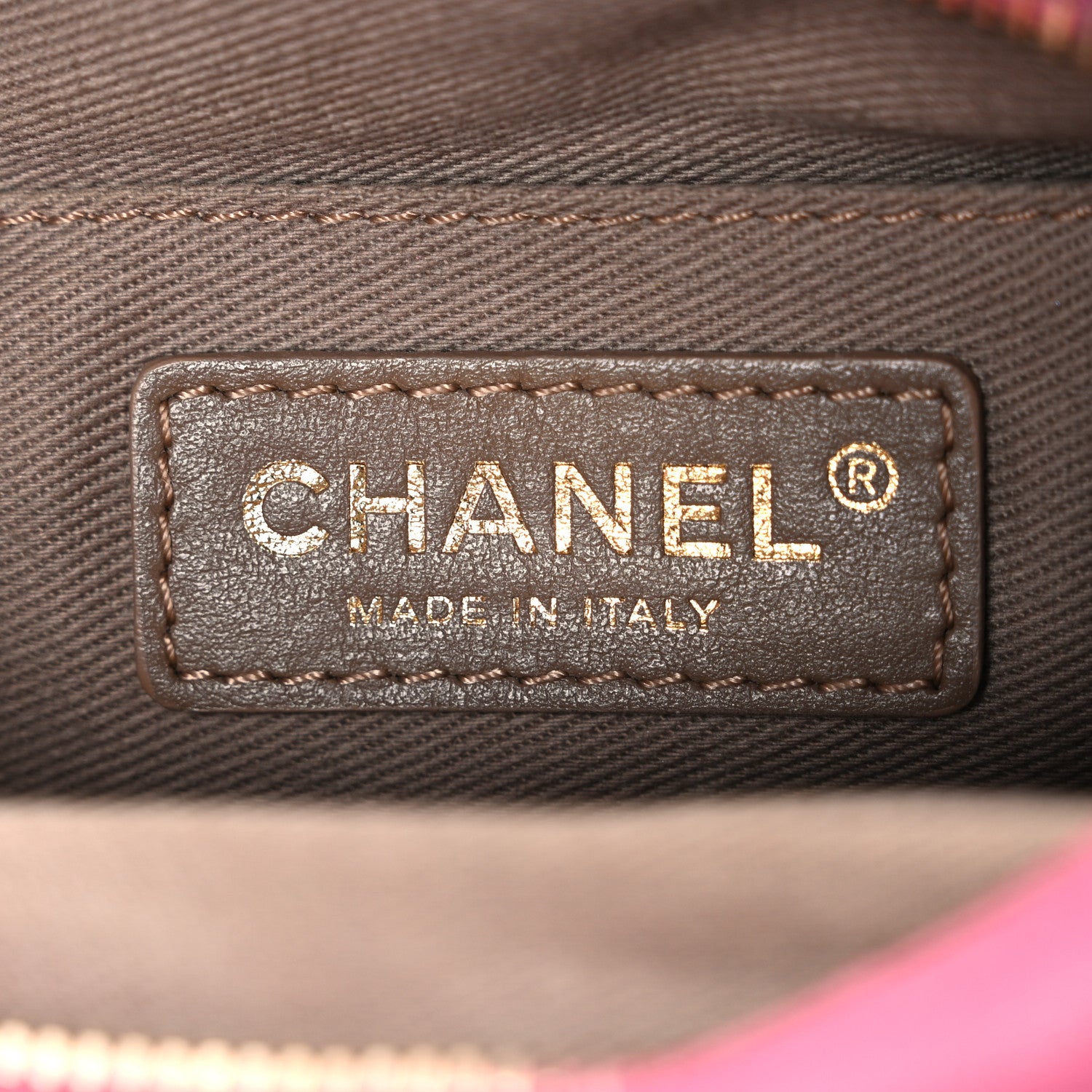 Chanel Goatskin Quilted Small Casual Trip Camera Case Dark Pink 6 of 10