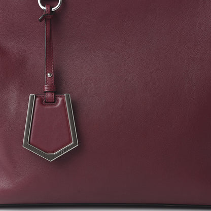 Fendi Vitello Dolce Marmol Regular 2Jours Tote Bordeaux 10 of 10