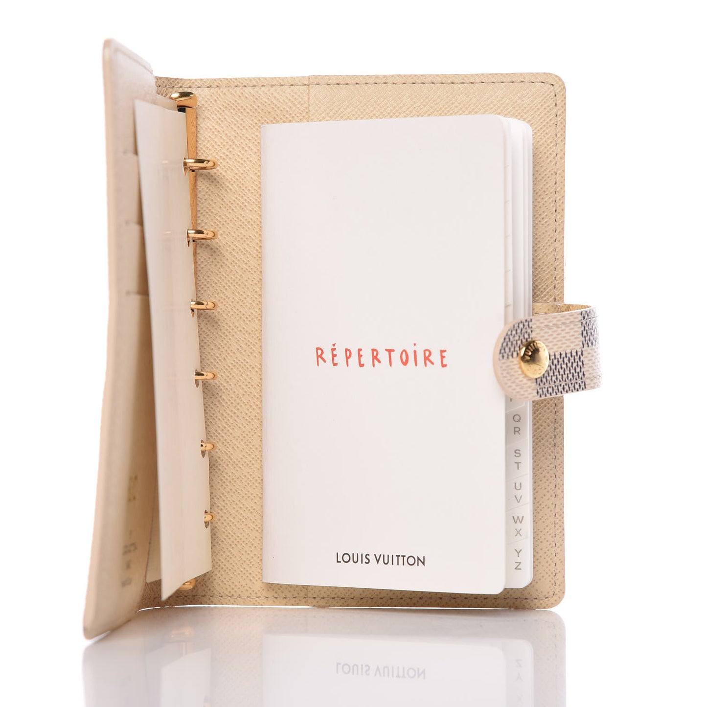 Damier Azur Small Ring Agenda Cover