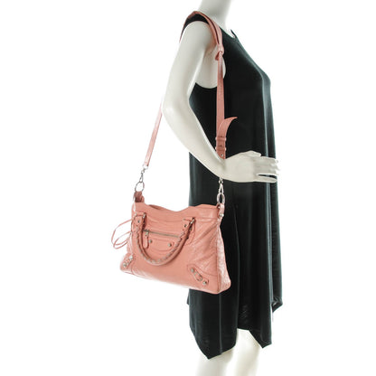 Balenciaga Agneau Giant 12 Silver Hardware Town Rose Peche 2 of 8