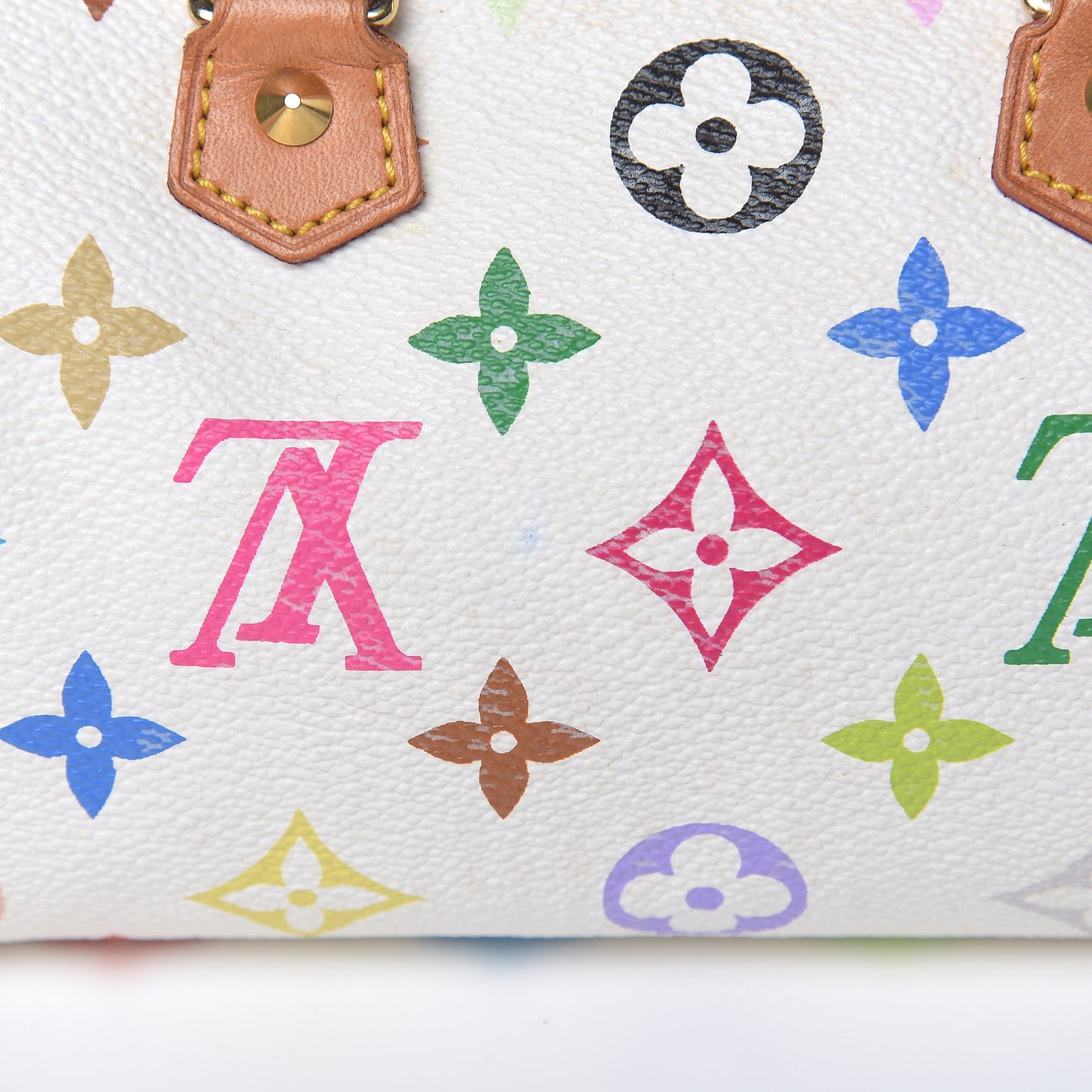Monogram Multicolor Mini Sac HL Speedy White