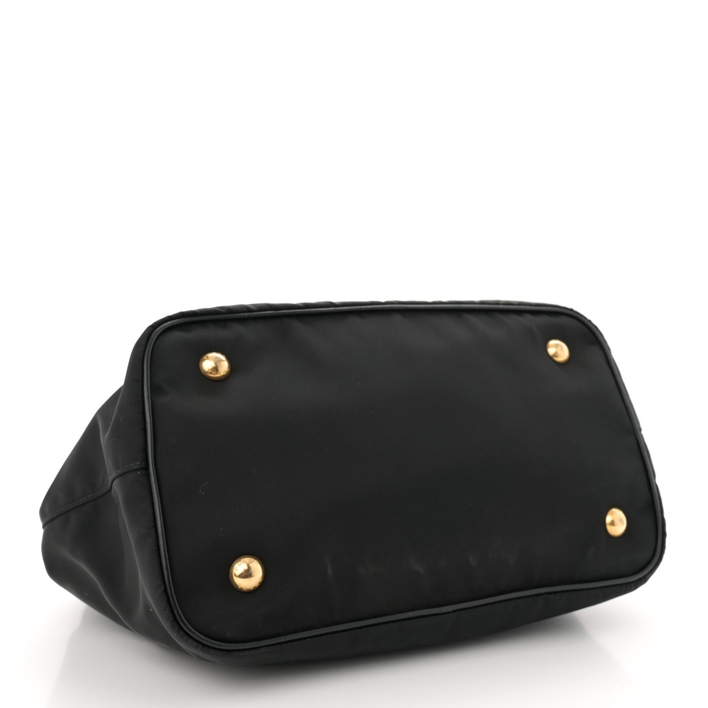 Tessuto Nylon Soft Calf Tote Black