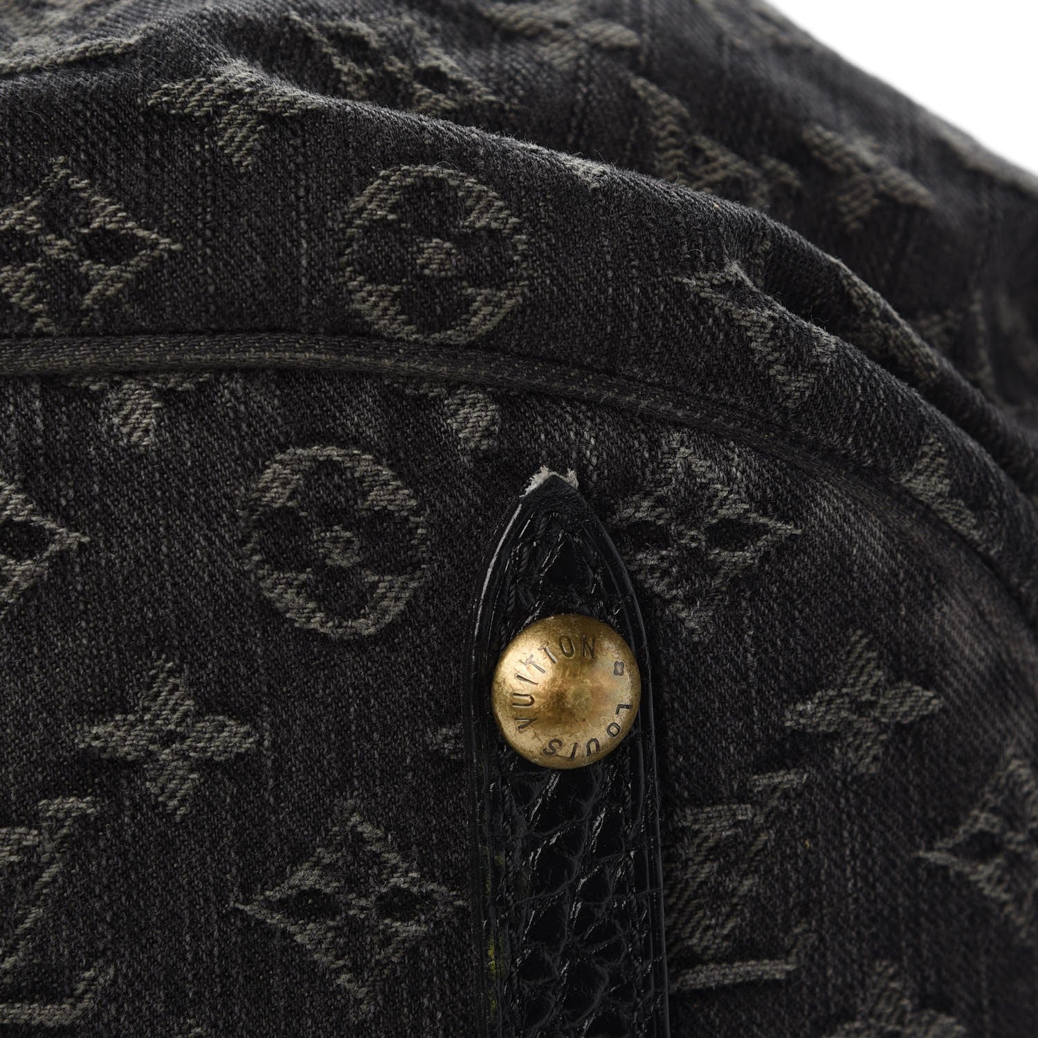 Louis Vuitton Denim Mahina XL Black 8 of 8